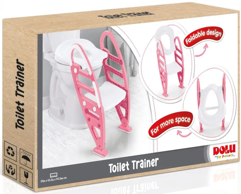 Dolu DOLU toaleta treningowa różowa 7250 72504 – Idealne wsparcie w nauce korzystania z toalety