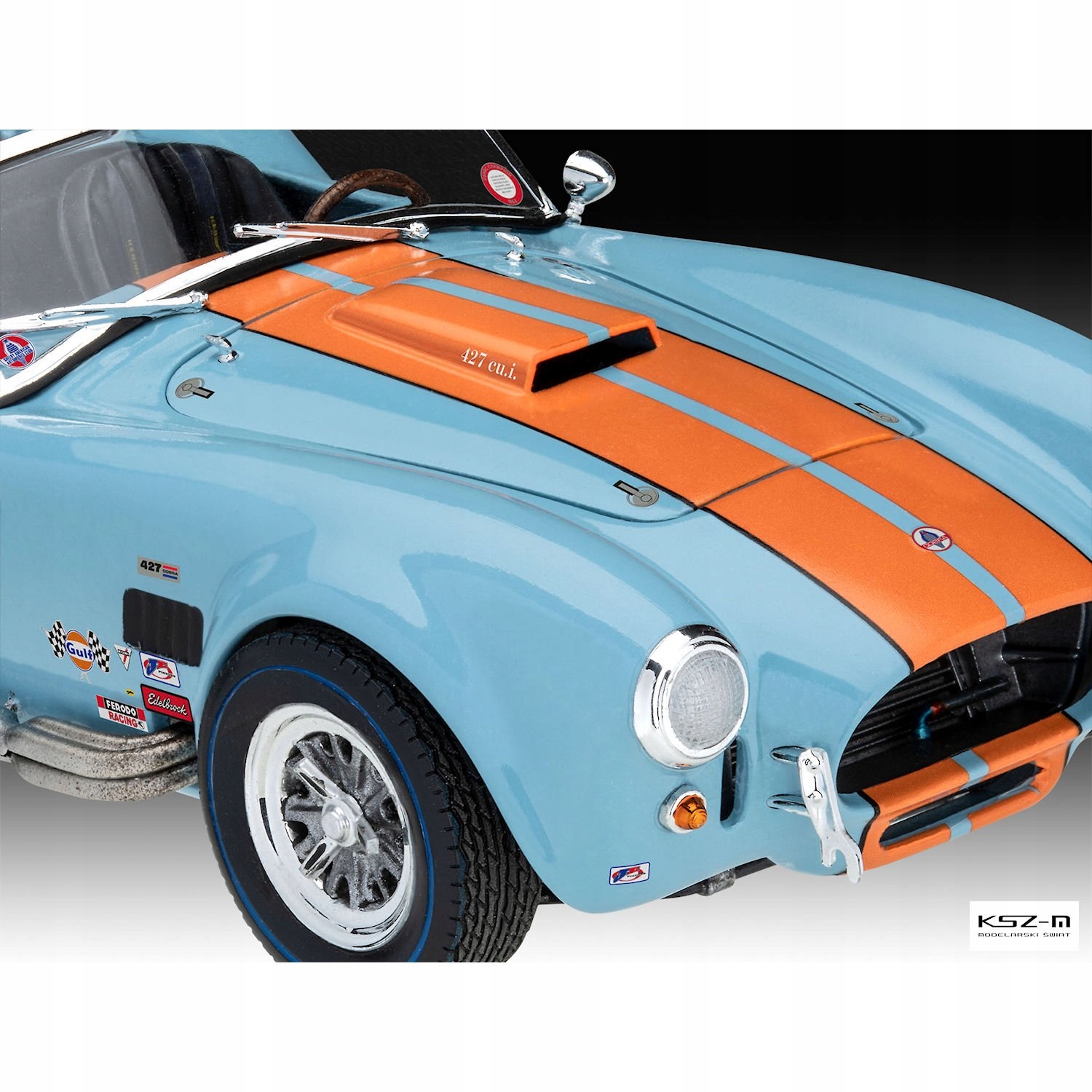 Szczegółowy model Shelby Cobra 289 z 1962 roku