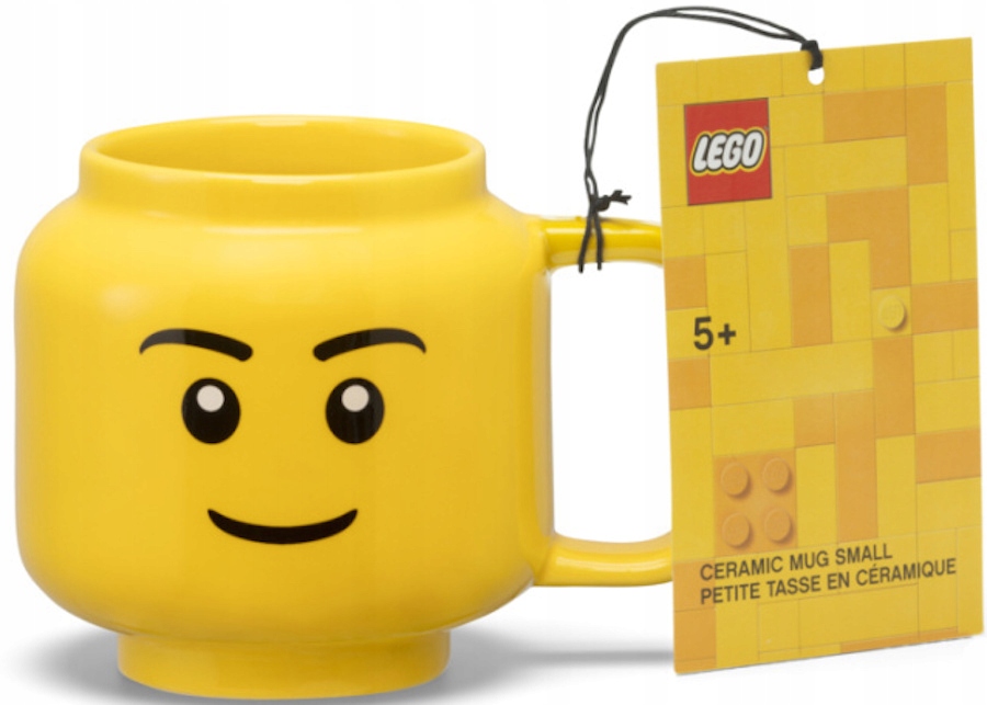 LEGO Chłopiec Kubek ceramiczny duża głowa – Idealny towarzysz picia
