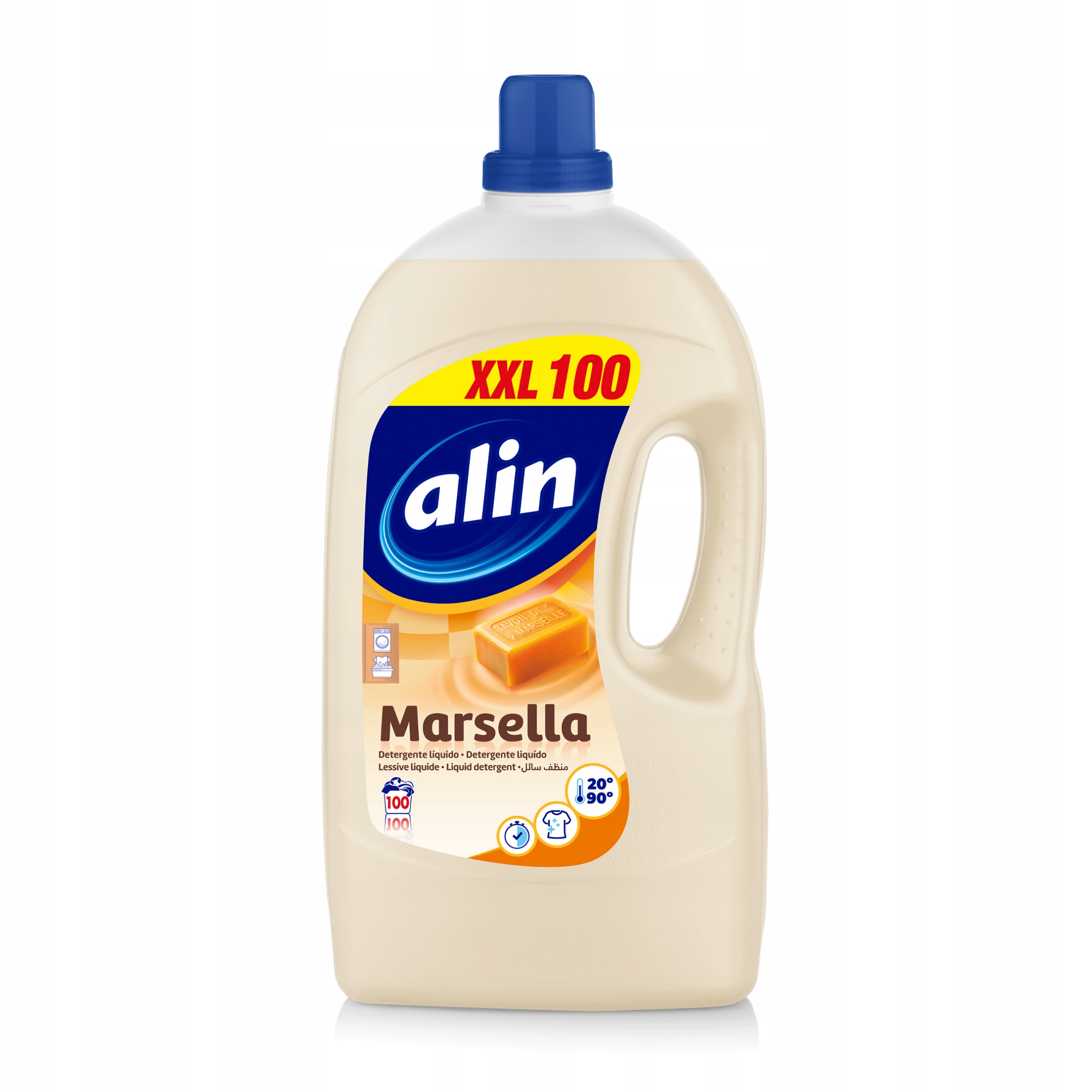 ALIN Marsylia – Płyn do prania z mydłem marsylskim 5L / 100 prań