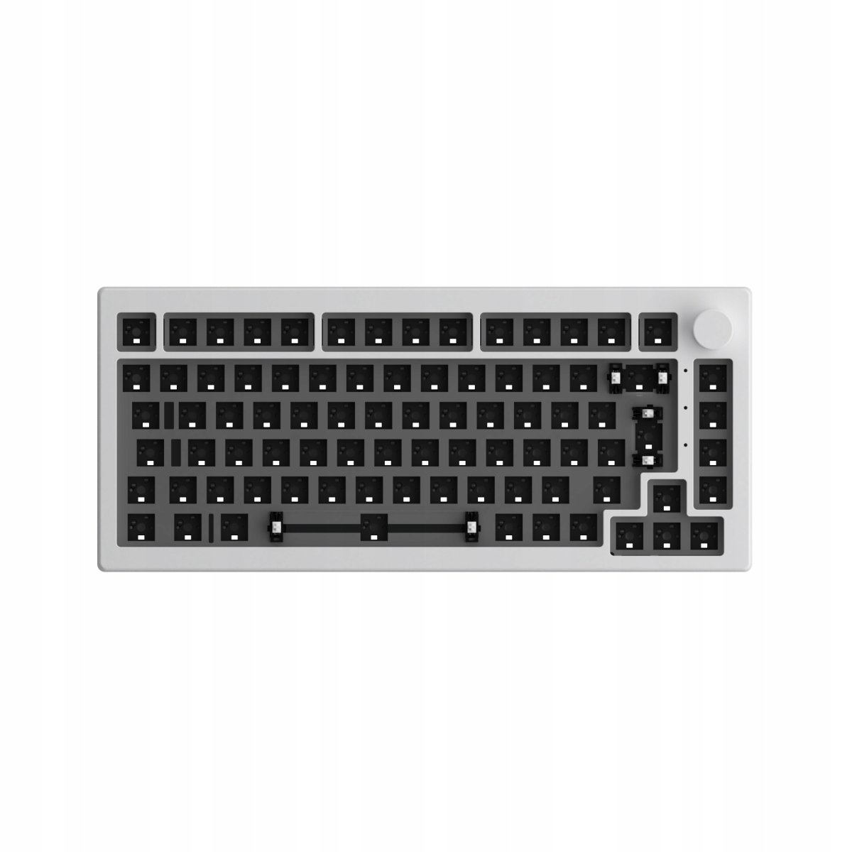 Klawiatura Akko AKKO 5075S RGB QMK Barebone - Biały Księżyc