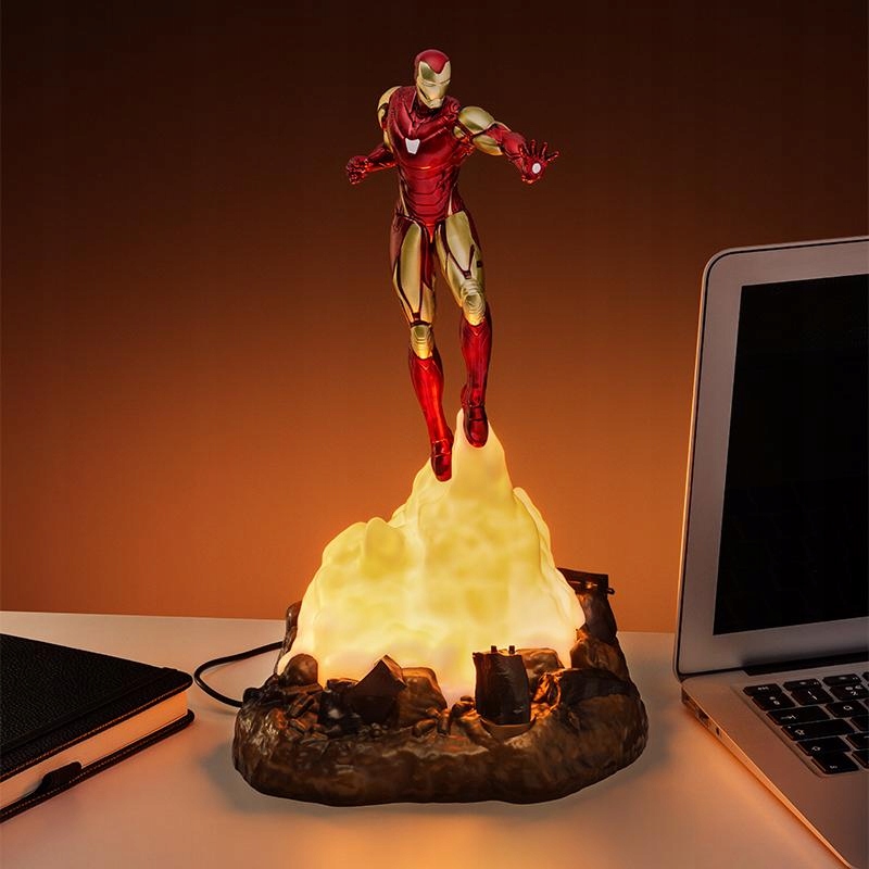 Lampka Marvel Iron-Man Diorama – Oświetl swój dom w stylu superbohatera