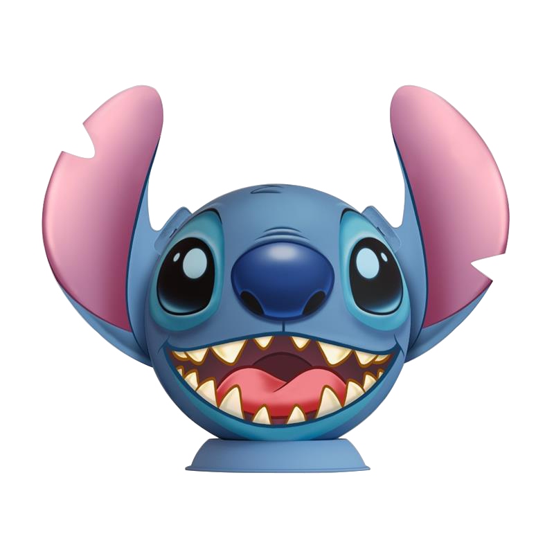 Ravensburger Puzzle-Ball Disney: Puzzle 3D Stitch – Kreatywna zabawa dla dzieci
