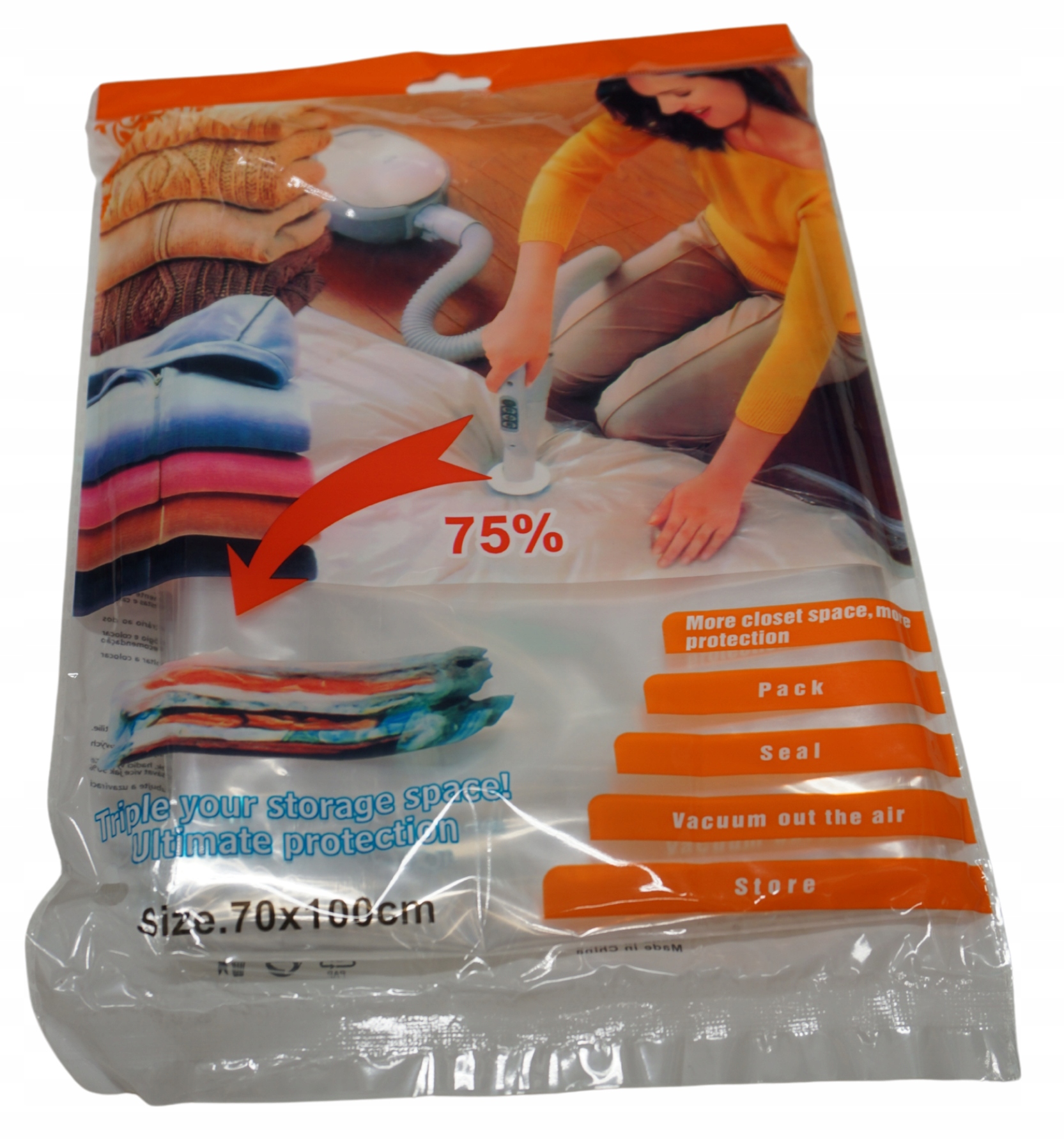 Praktyczne torby vacuum do organizacji przestrzeni