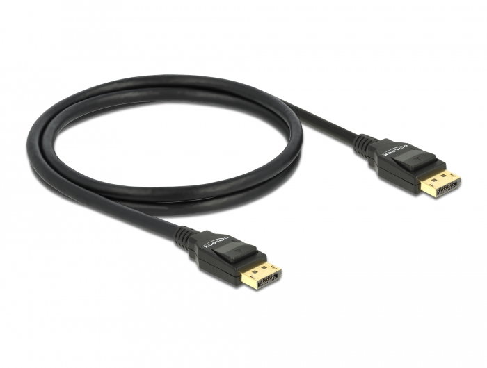 Kabel DisplayPort 1m czarny Delock – Idealne połączenie audio-wideo