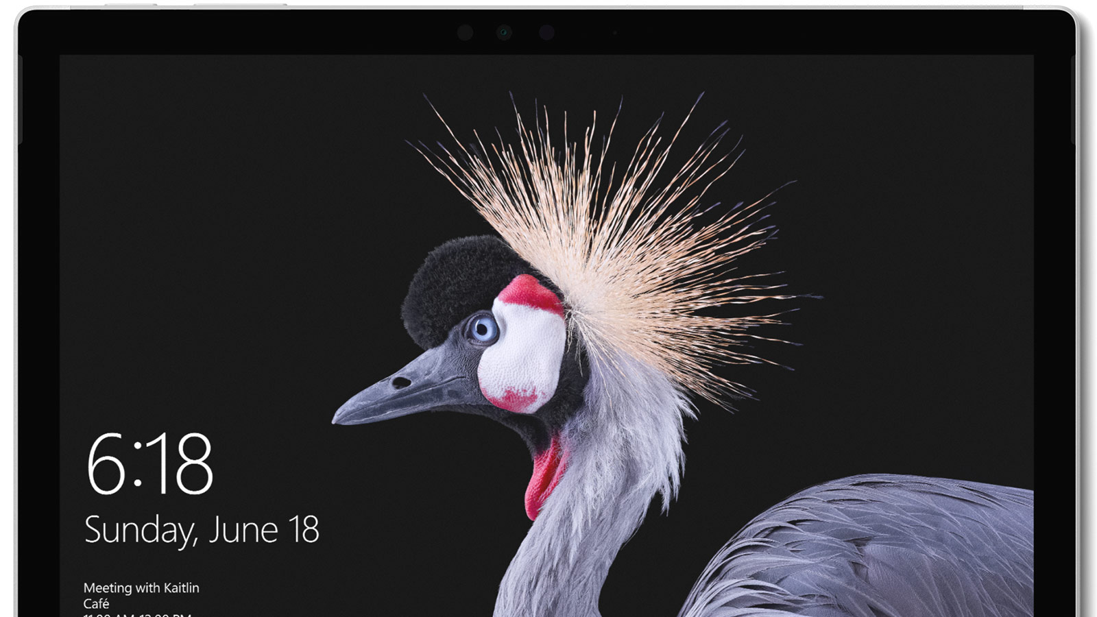 Obraz przedstawiający zbliżenie ekranu urządzenia Surface Pro