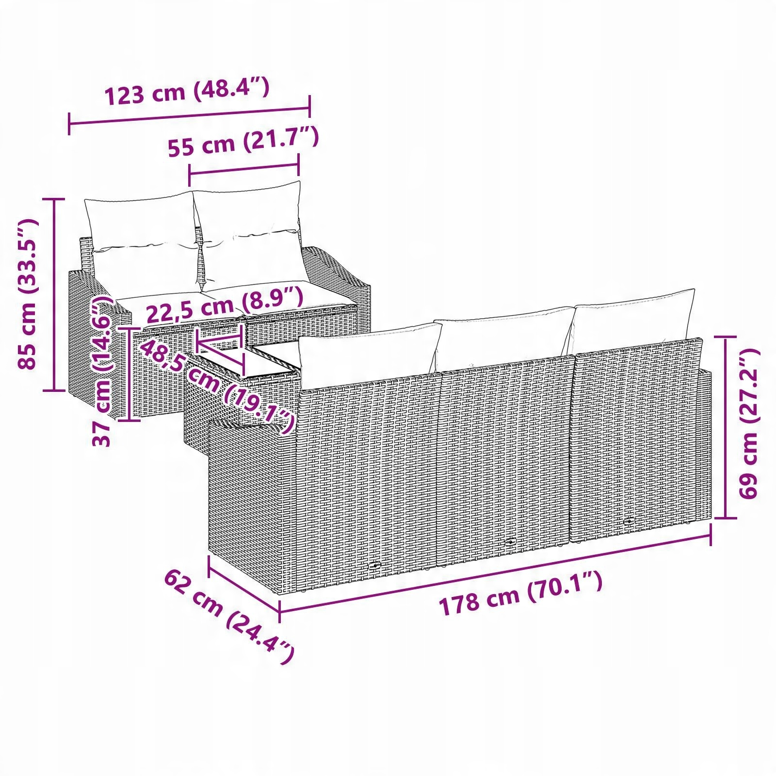 Wysoka jakość materiałów – naturalna wiklina