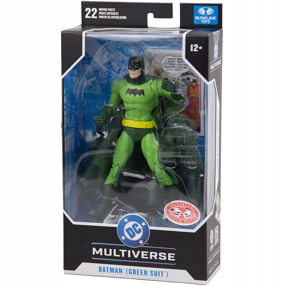 Green Batman Platinum DC Multiverse – Figurka 18 cm dla fanów superbohaterów