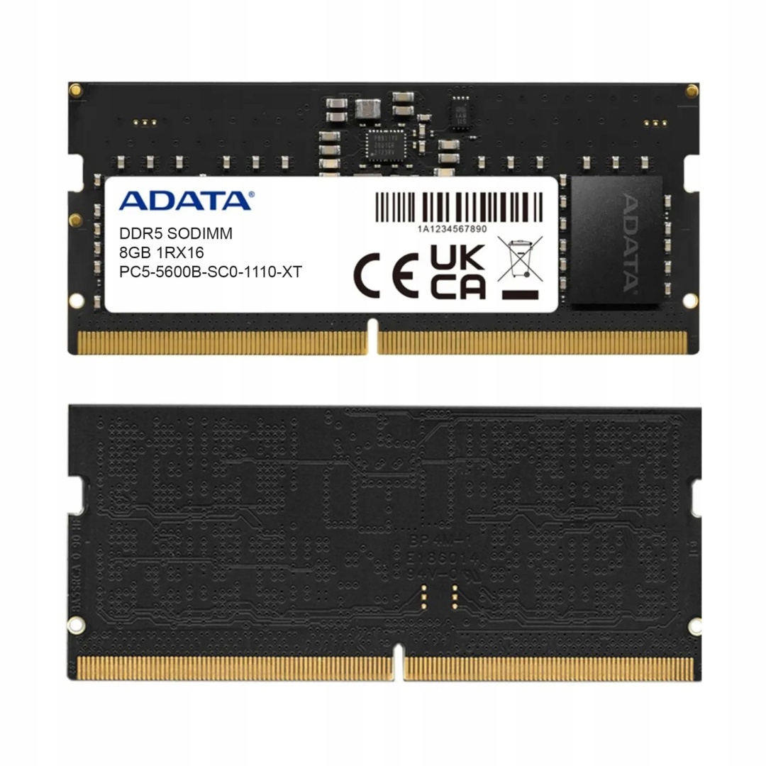 Kompaktowy rozmiar SO-DIMM – Idealny do laptopów