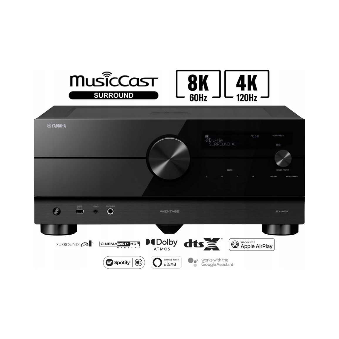 Kompatybilność z bezprzewodowymi głośnikami MusicCast