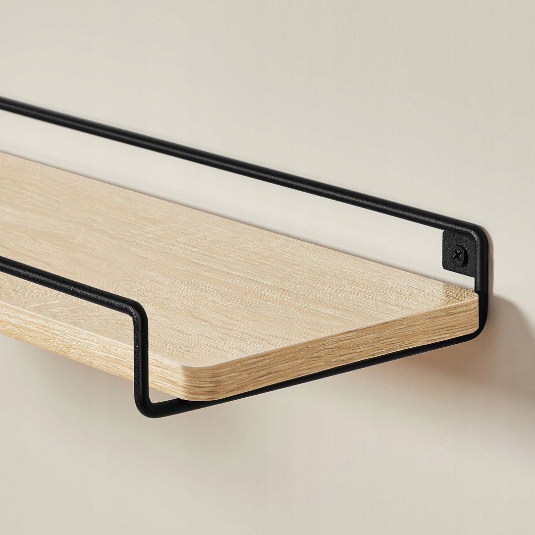 Stylowy design w kolorze sonoma z czarnymi akcentami