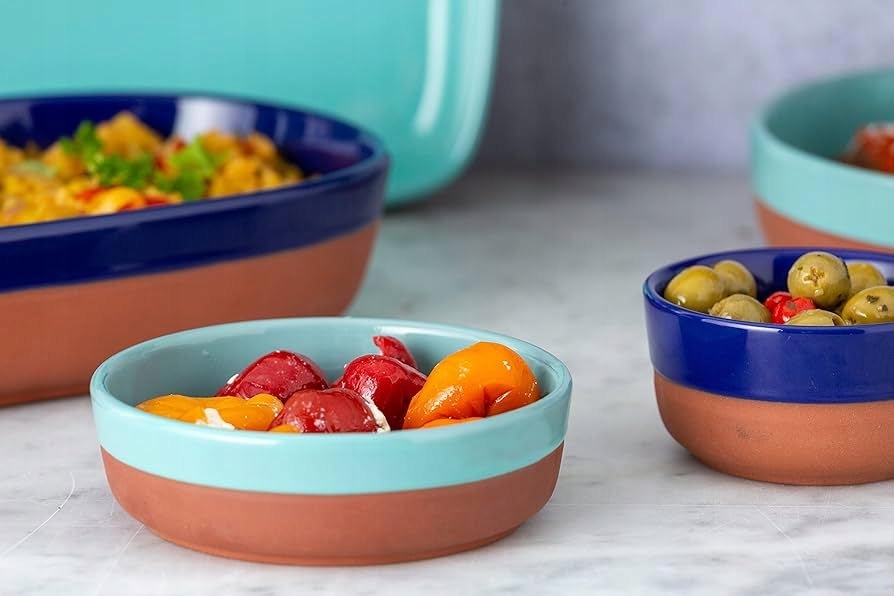Naczynie do tapas Terracotta Aqua / Typhoon – Idealne do serwowania i zapiekania