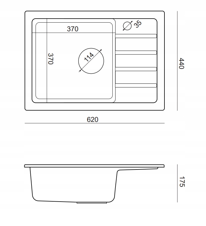Wymiary i kolorystyka zlewozmywaka