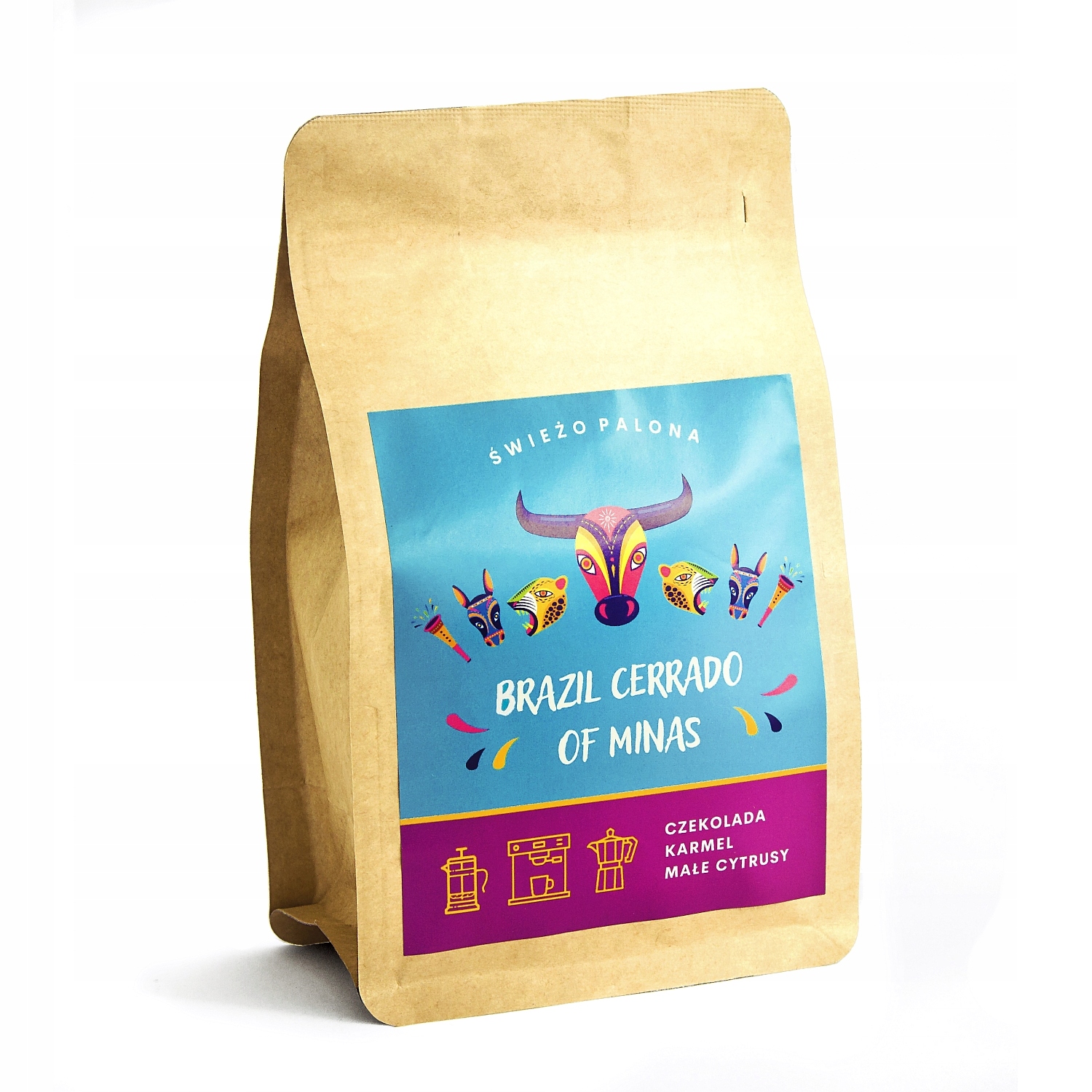 Kawa ziarnista Brazil Cerrado Espresso 250g – Doskonały wybór dla miłośników kawy