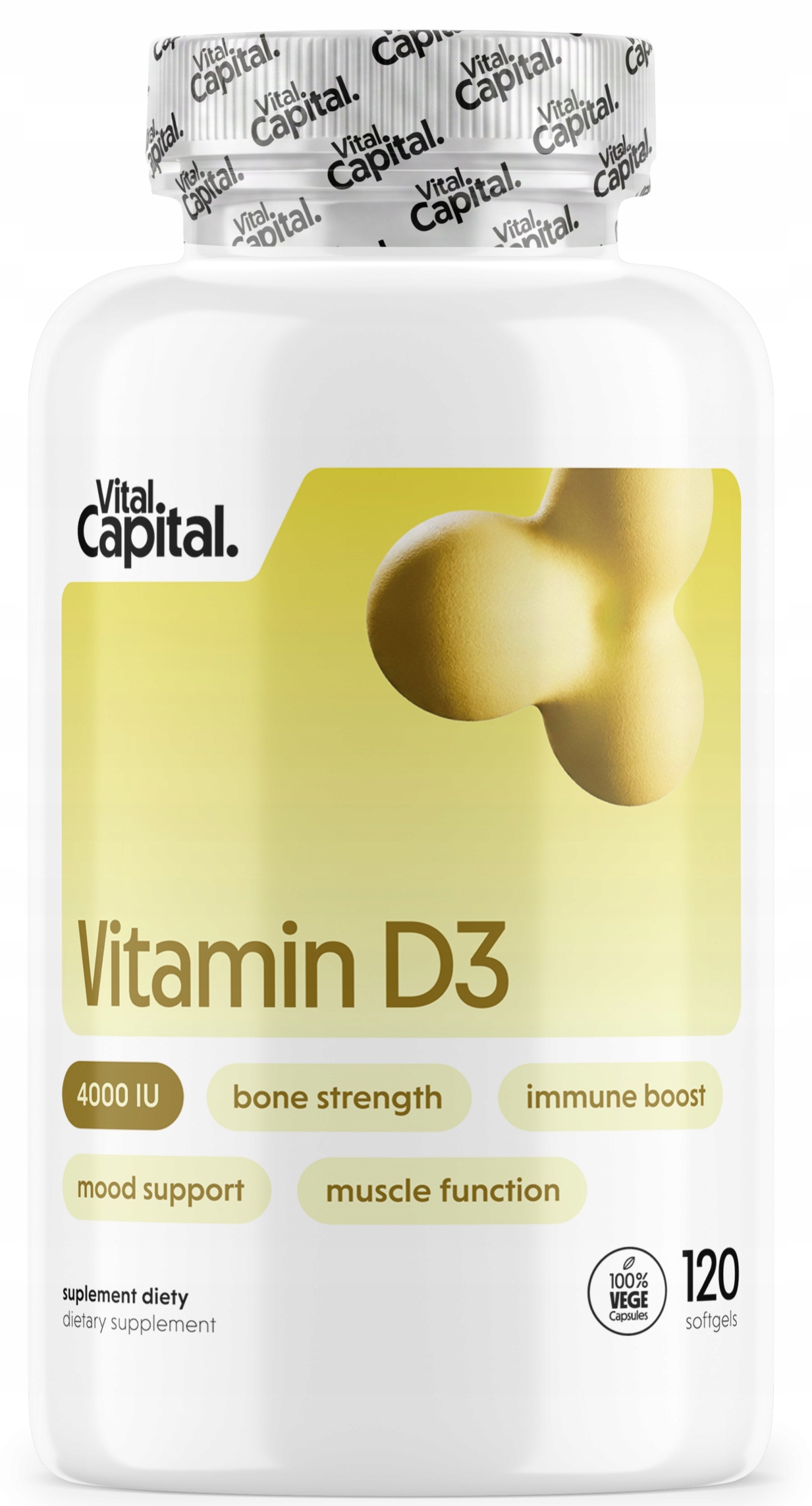 VITALCAPITAL Witamina D3 4000IU* – Klucz do zdrowia i odporności