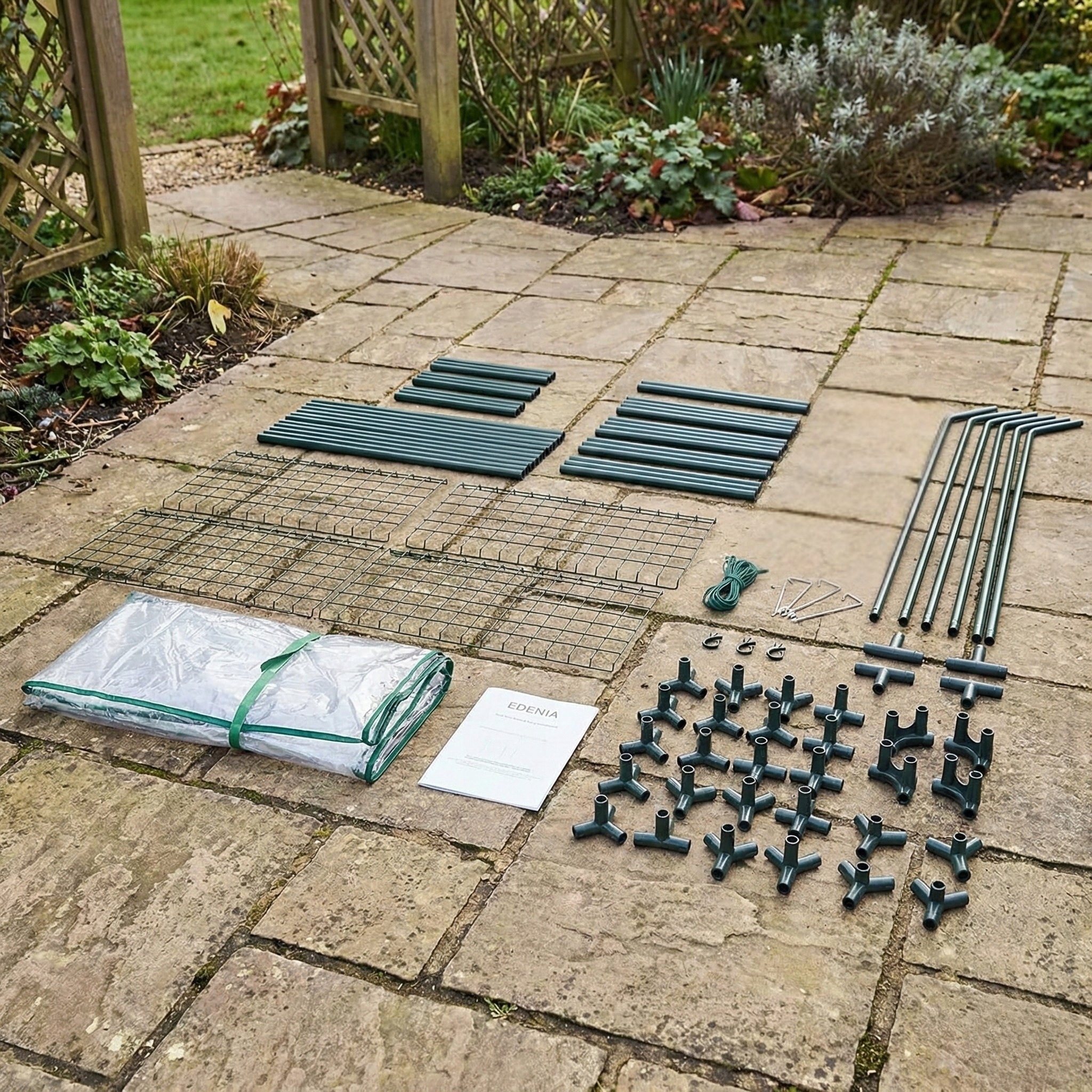 Przestronny regał uprawny z 4 półkami