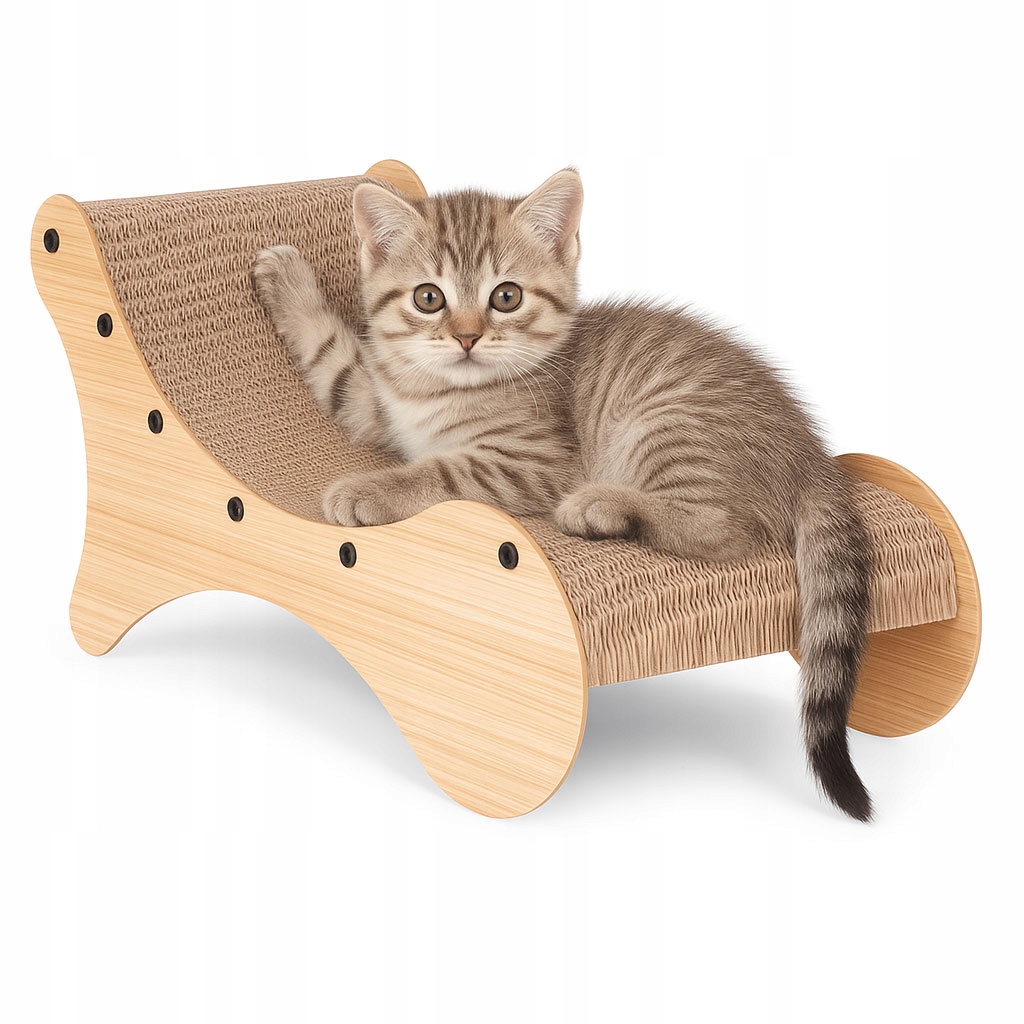 Trwała konstrukcja z kartonu i płyty MDF