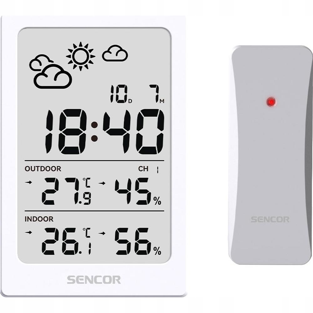 Stacja pogody Sencor SWS 2300 W – Twoje codzienne źródło informacji o pogodzie