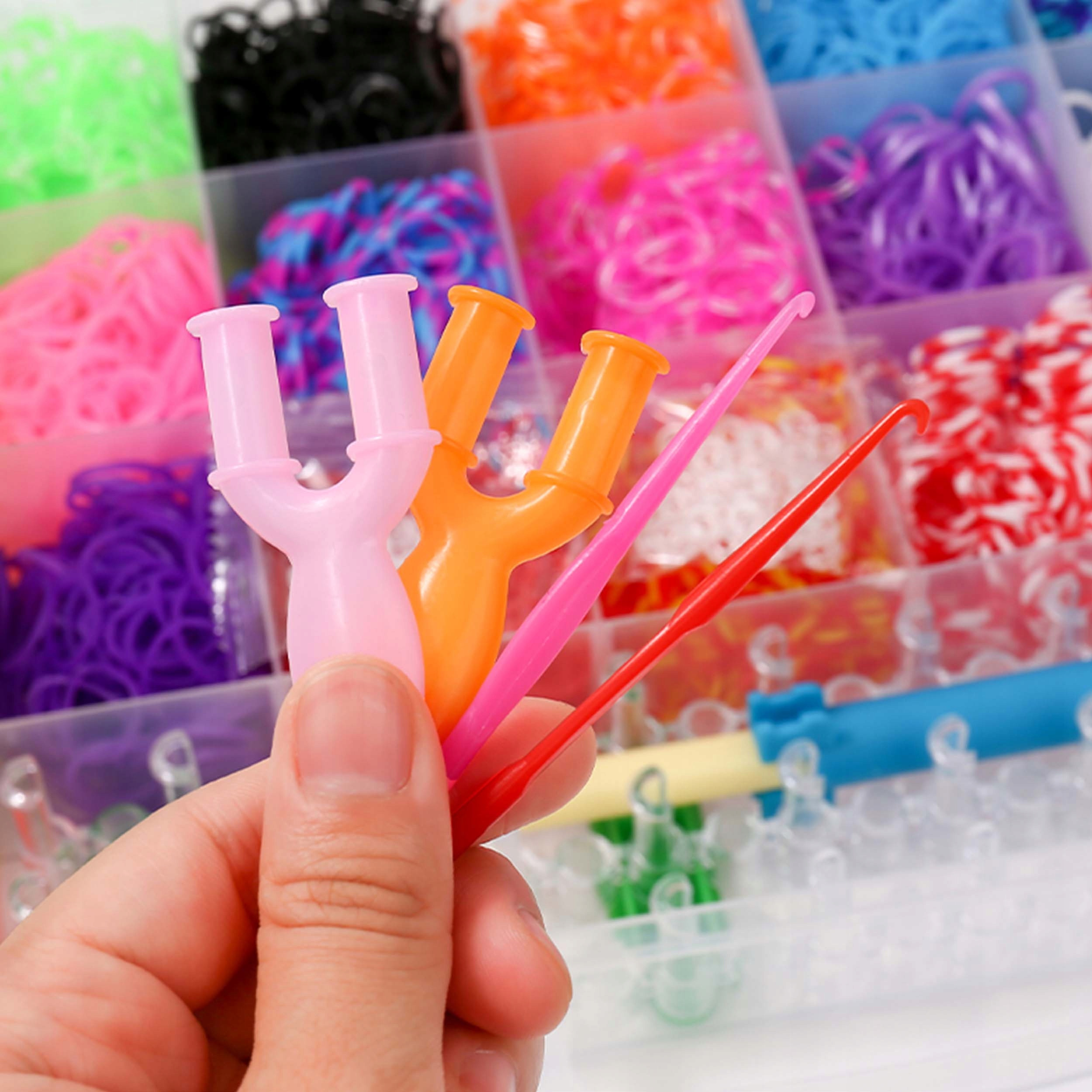 Różnorodność kolorów gumek – stwórz unikalne ozdoby