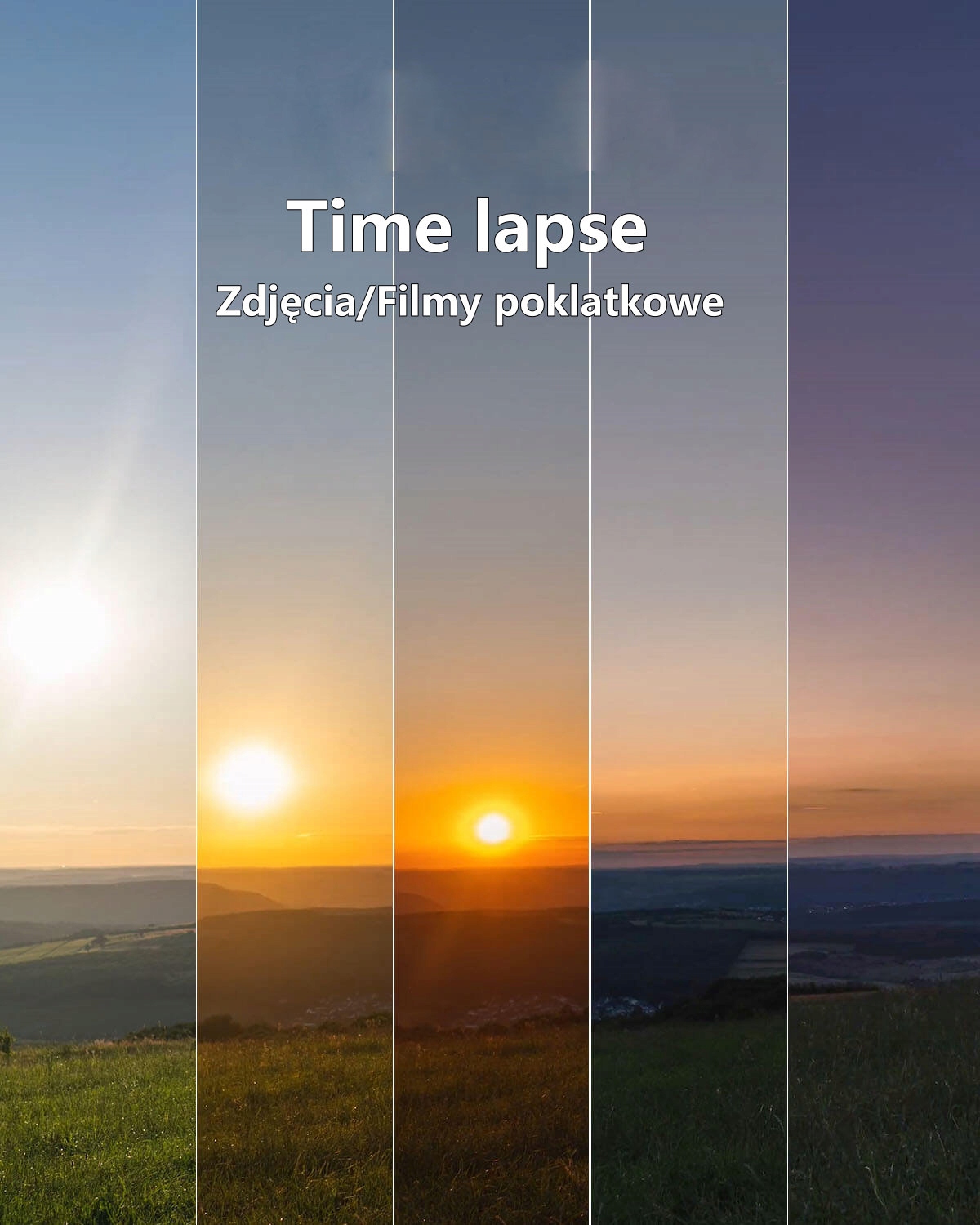 Funkcja Time Lapse – uchwyć ważne momenty w krótkim filmie