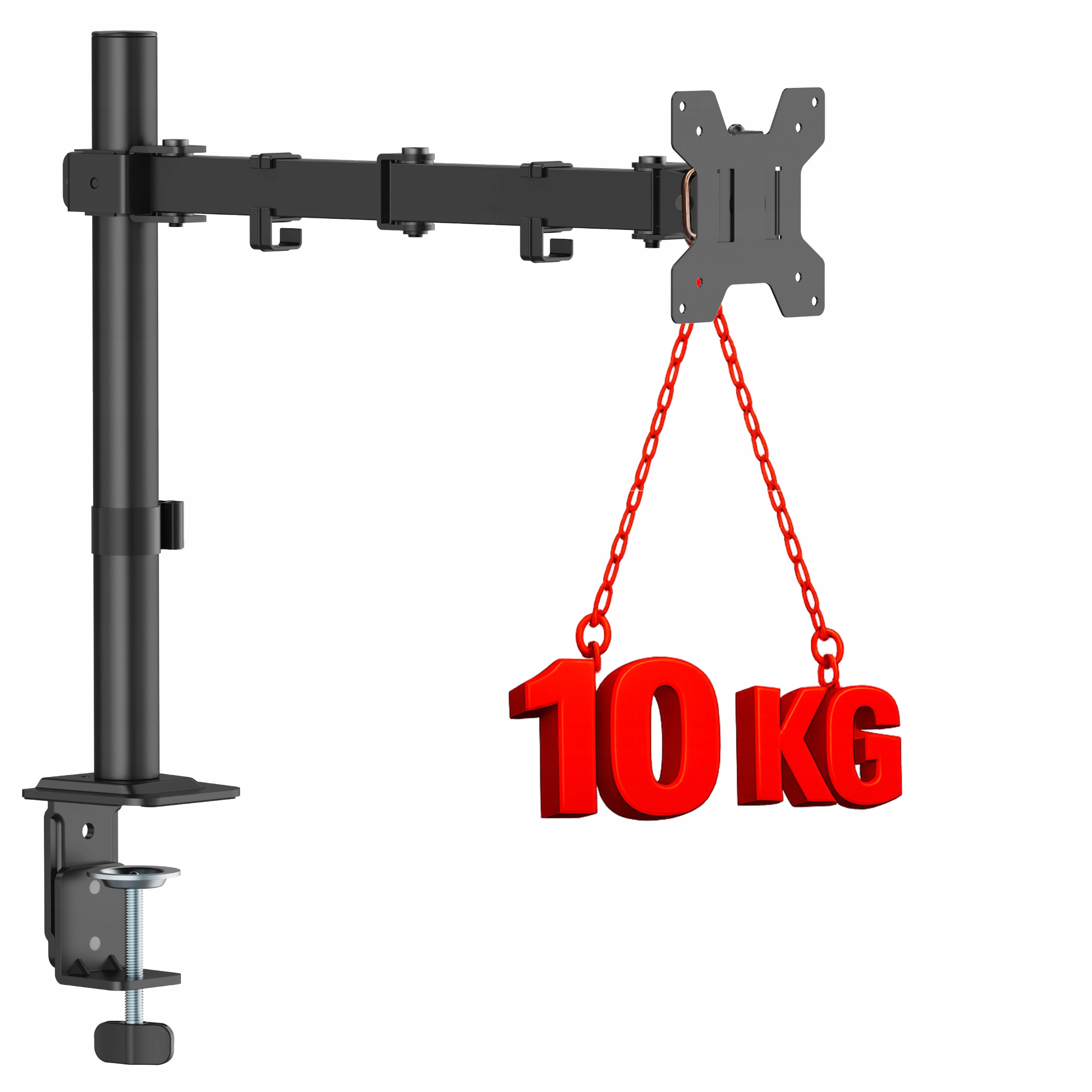 Uchwyt na monitor 18-32 cale 10kg biurkowy VX-161 – Idealne rozwiązanie dla Twojego biura