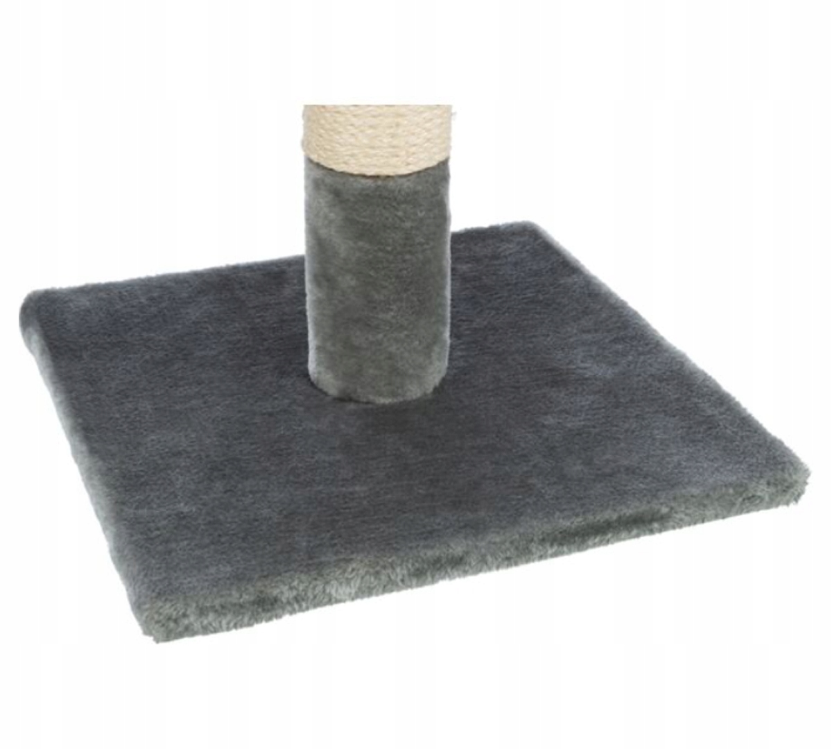 Stabilna podstawa pokryta pluszem – Komfort dla Twojego kota