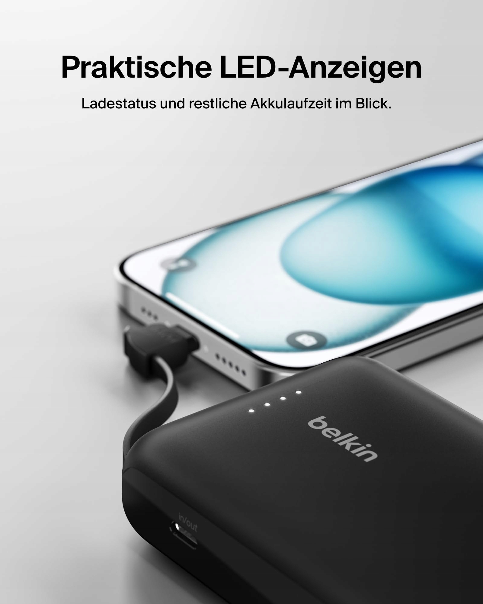 Wskaźnik LED informujący o stanie naładowania