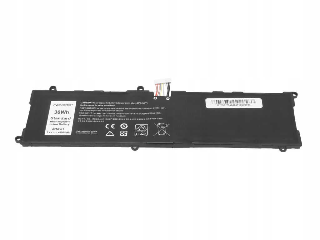 Wysoka pojemność 4000 mAh (30 Wh) dla długotrwałego użytkowania