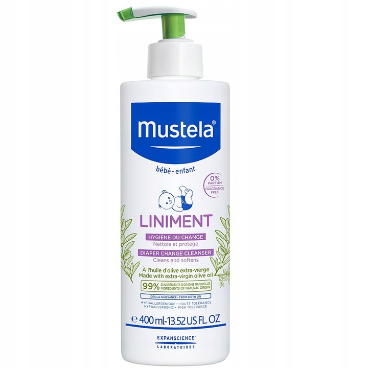 Bebé Liniment 400 ml – Delikatna pielęgnacja dla niemowląt