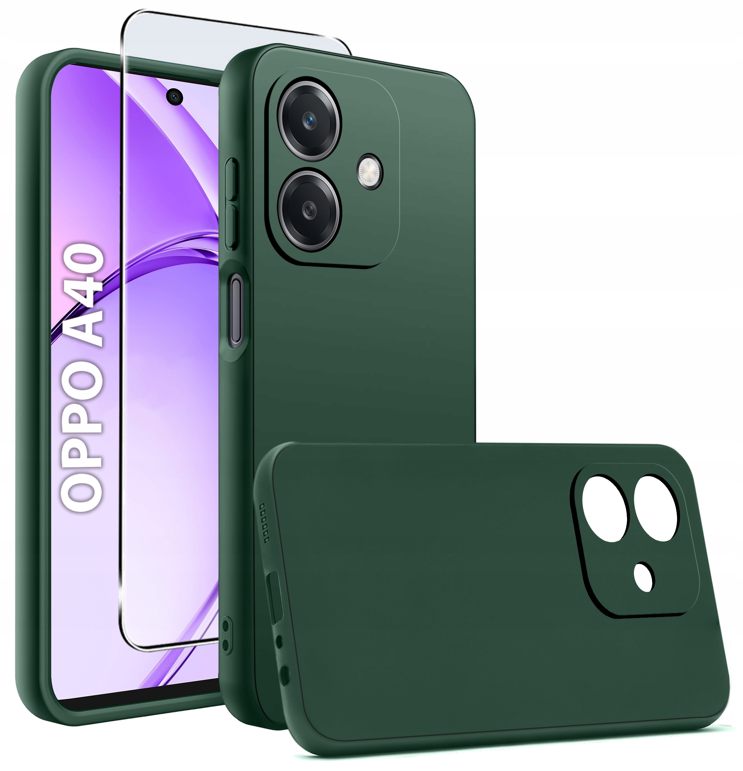 Etui do Oppo A40 | A40M CASE Gumowe Matowe Silikon Slim – Ochrona na najwyższym poziomie