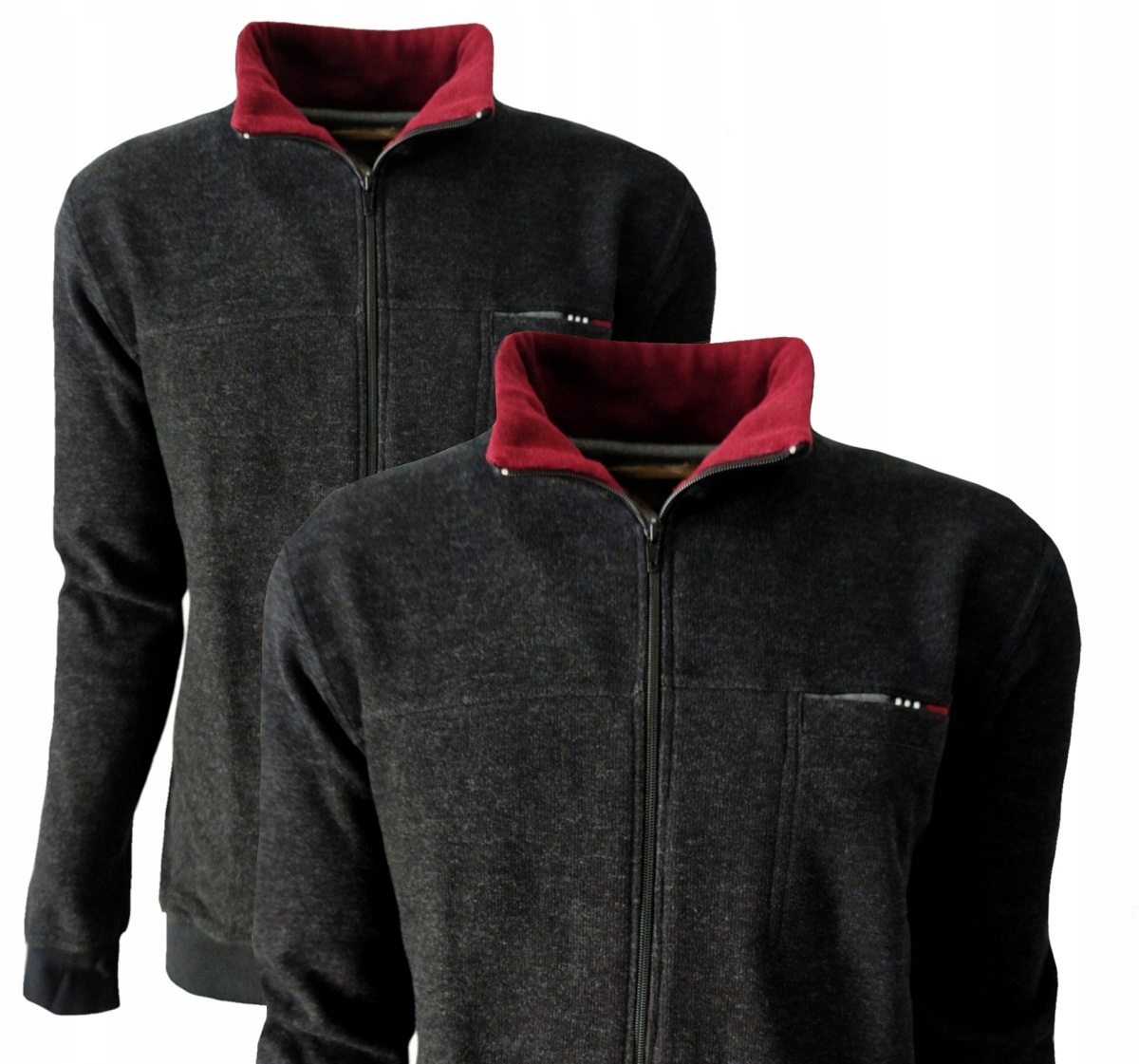 Bluza męska sportowa GRAFIT rozpinana 4XL BASTION