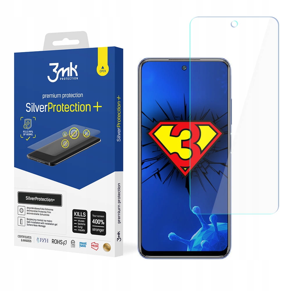 XIAOMI POCO M3 PRO 5G – Ochrona ekranu z folią 3MK SilverProtection+