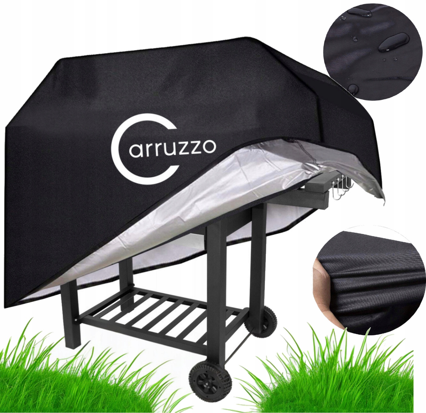 Carruzzo L30E POKROWIEC OSŁONA NA GRILLA MEDIUM – Ochrona Twojego grilla w każdych warunkach