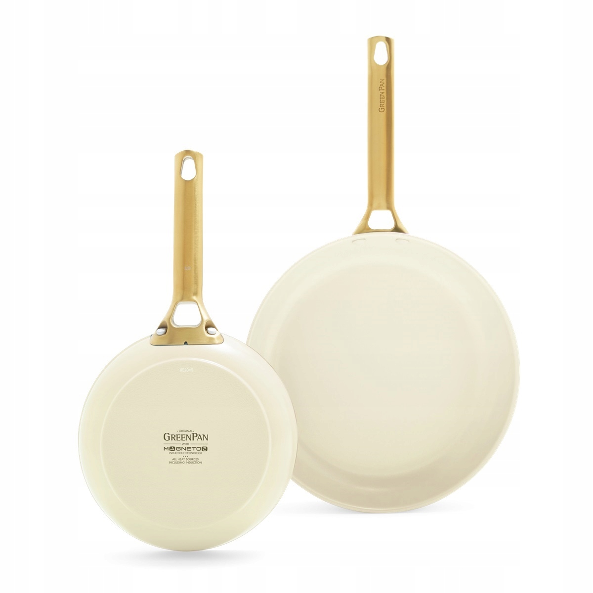 GreenPan Padova Reserve 2Tlg Frypan Set 20+26cm Cream White – Idealne do zdrowego gotowania