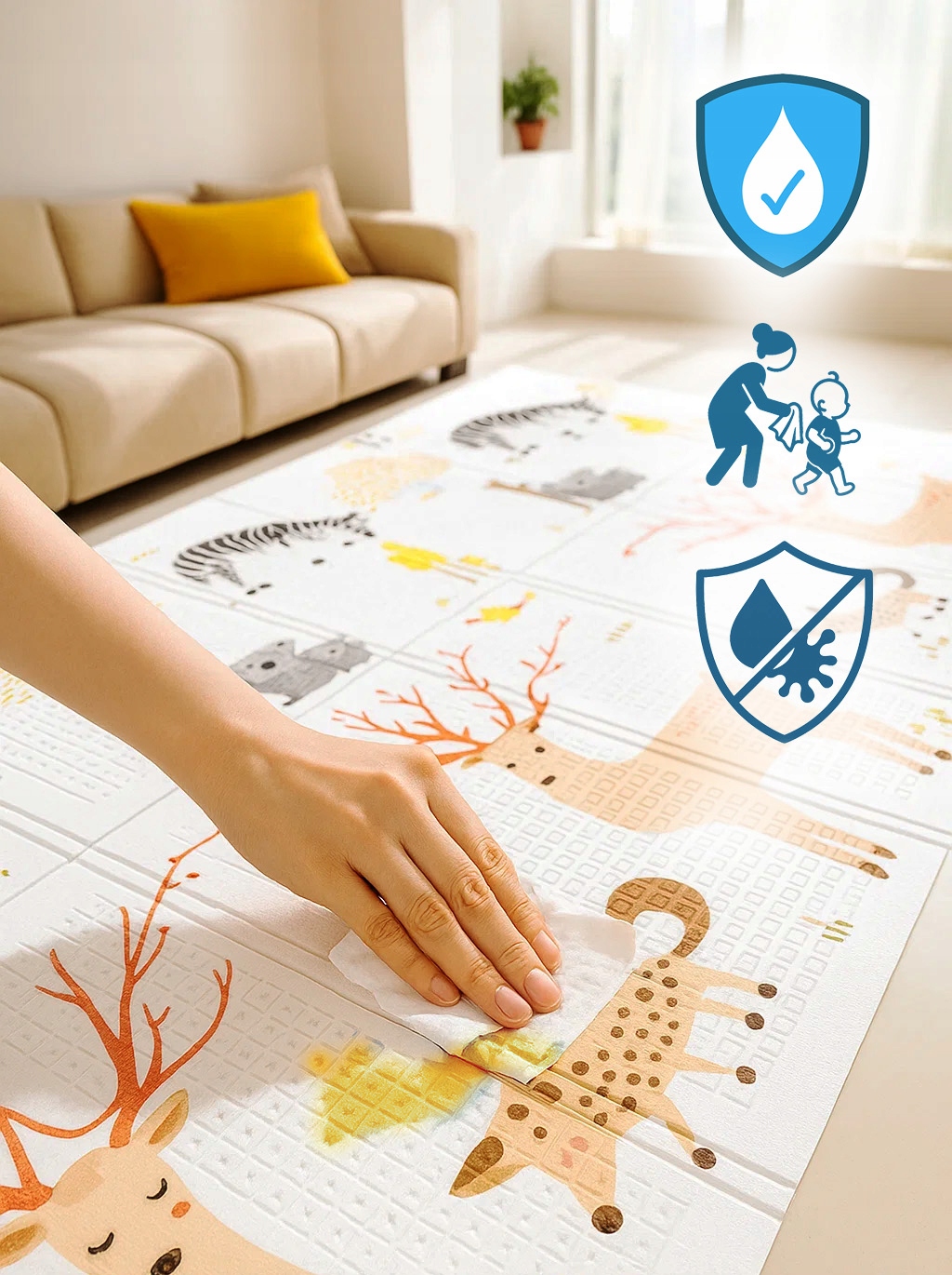 Łatwa konserwacja – Wodoodporna i prosta w czyszczeniu