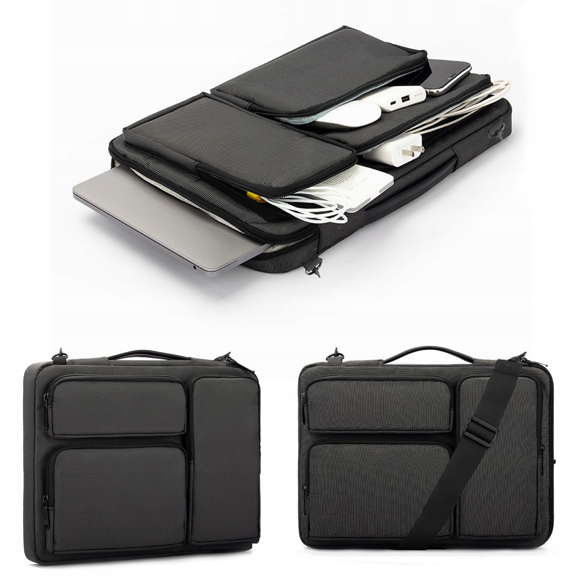 Praktyczne kieszenie na akcesoria