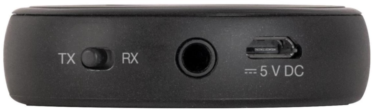 Funkcjonalność 2 w 1: nadajnik i odbiornik audio