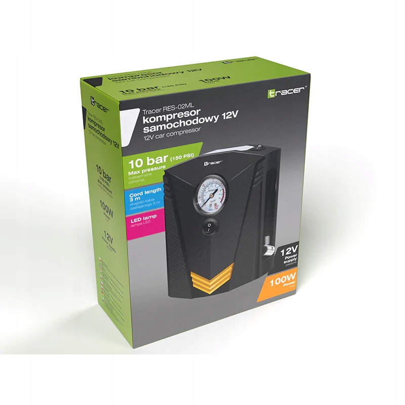 Maksymalne ciśnienie i moc kompresora