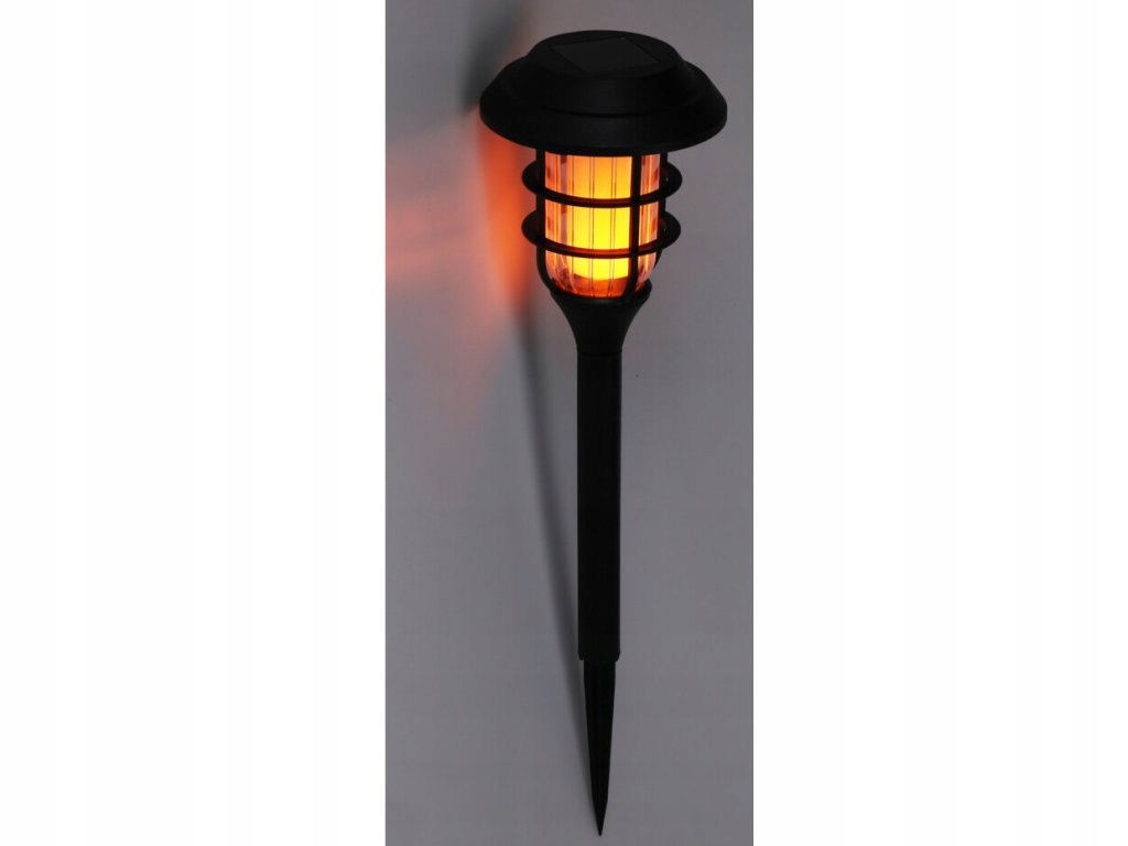 Lampka solarna wbijana, 34 cm – Eleganckie oświetlenie do ogrodu
