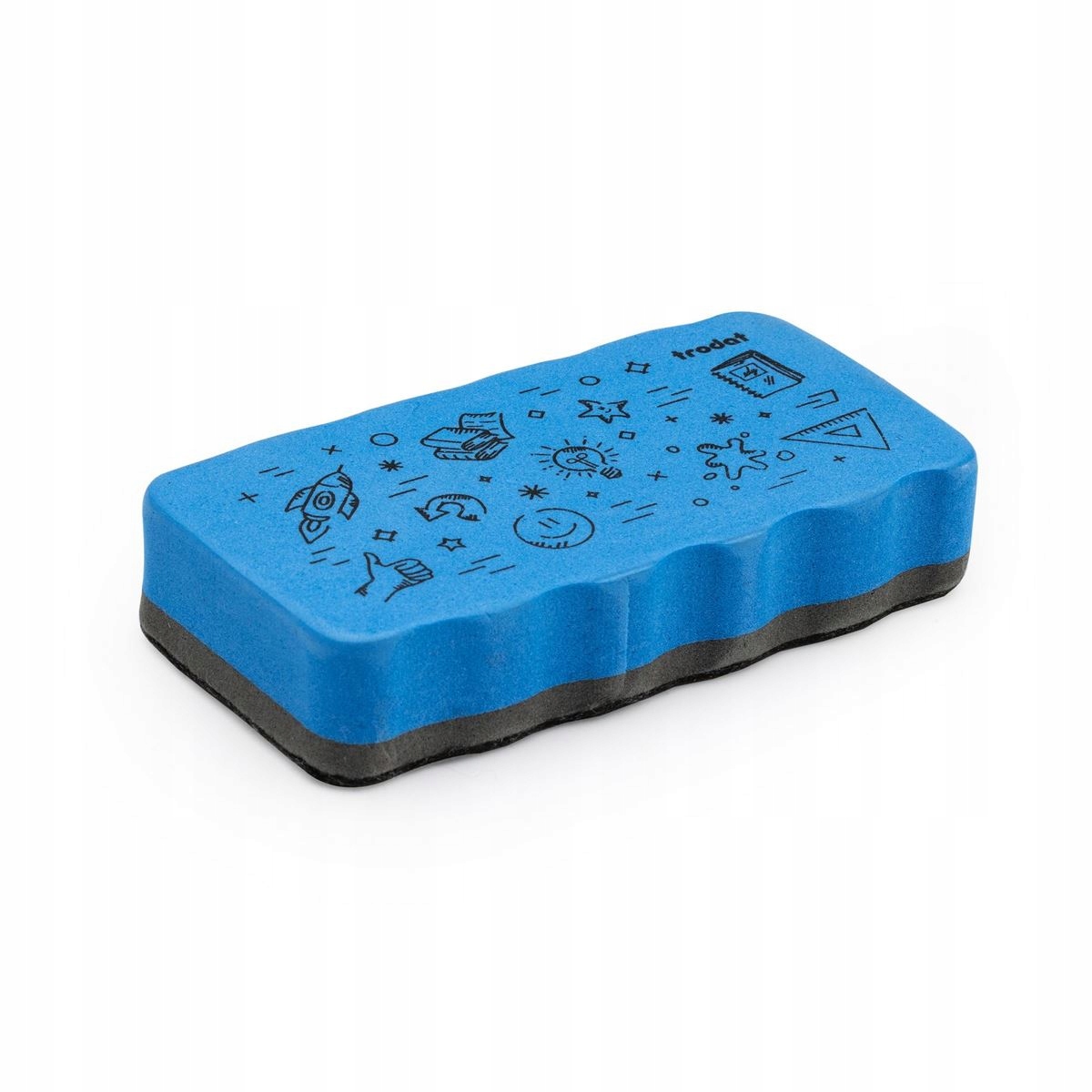 Gąbka magnetyczna do tablic Trodat - niebieska