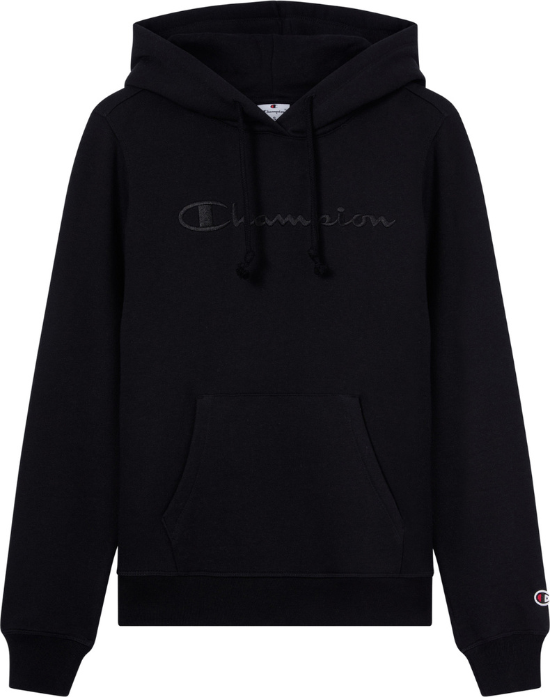 Bluza damska Champion Hooded Sweatshirt czarna 118379 KK001 – Idealna na co dzień i do aktywności