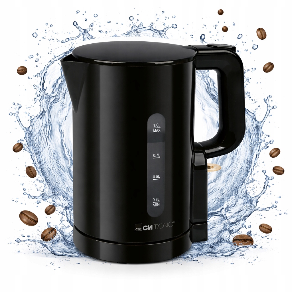 Czajnik elektryczny 1L WK 3834 CLATRONIC – Komfort i mobilność w każdym miejscu