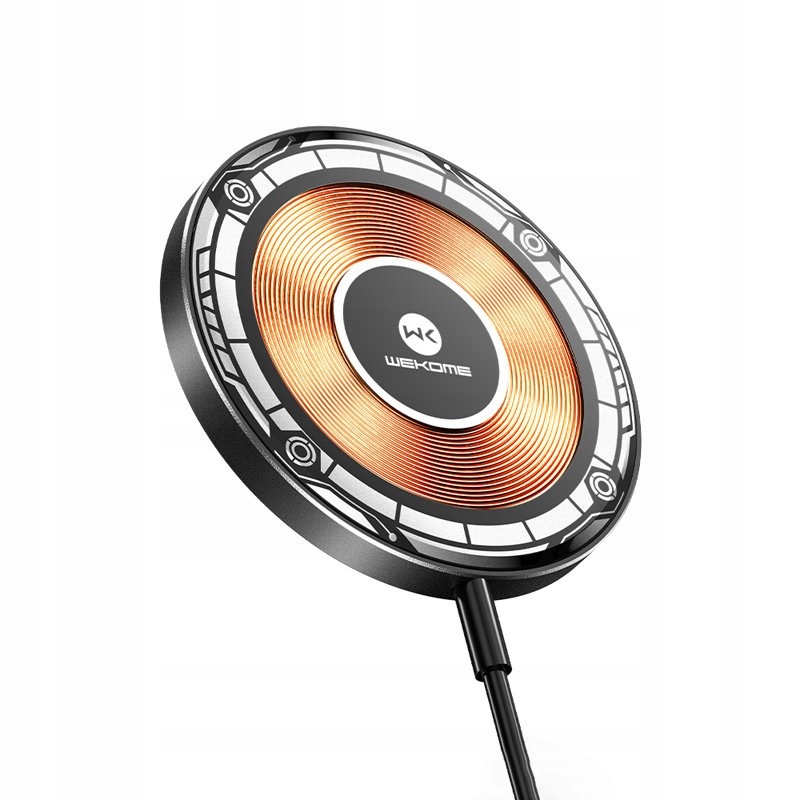 WEKOME WP-U99 Vanguard Series – Ładowarka indukcyjna MagSafe 15W (Czarny)
