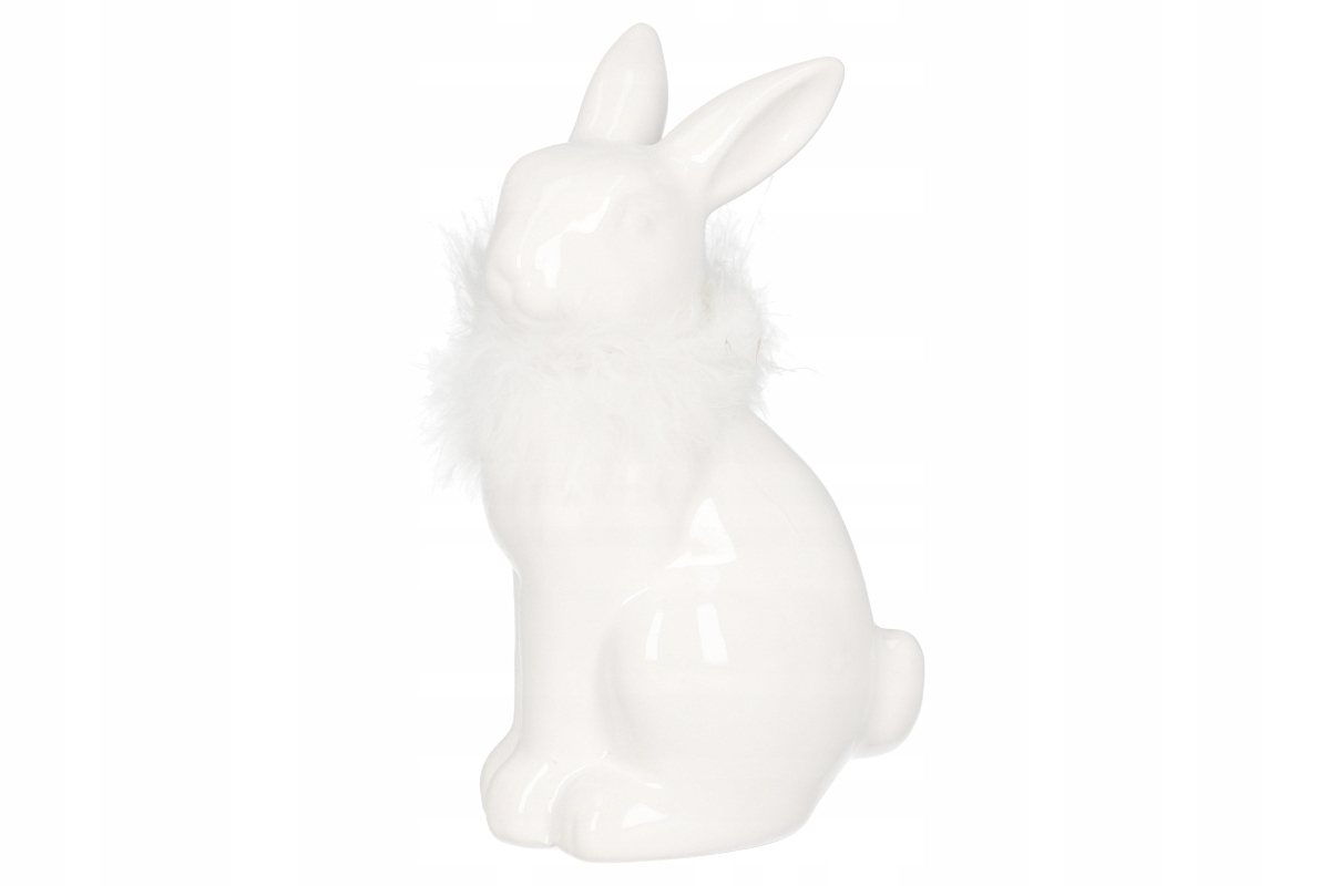 Figurka ceramiczna królik 4szt – Elegancka dekoracja do domu i ogrodu