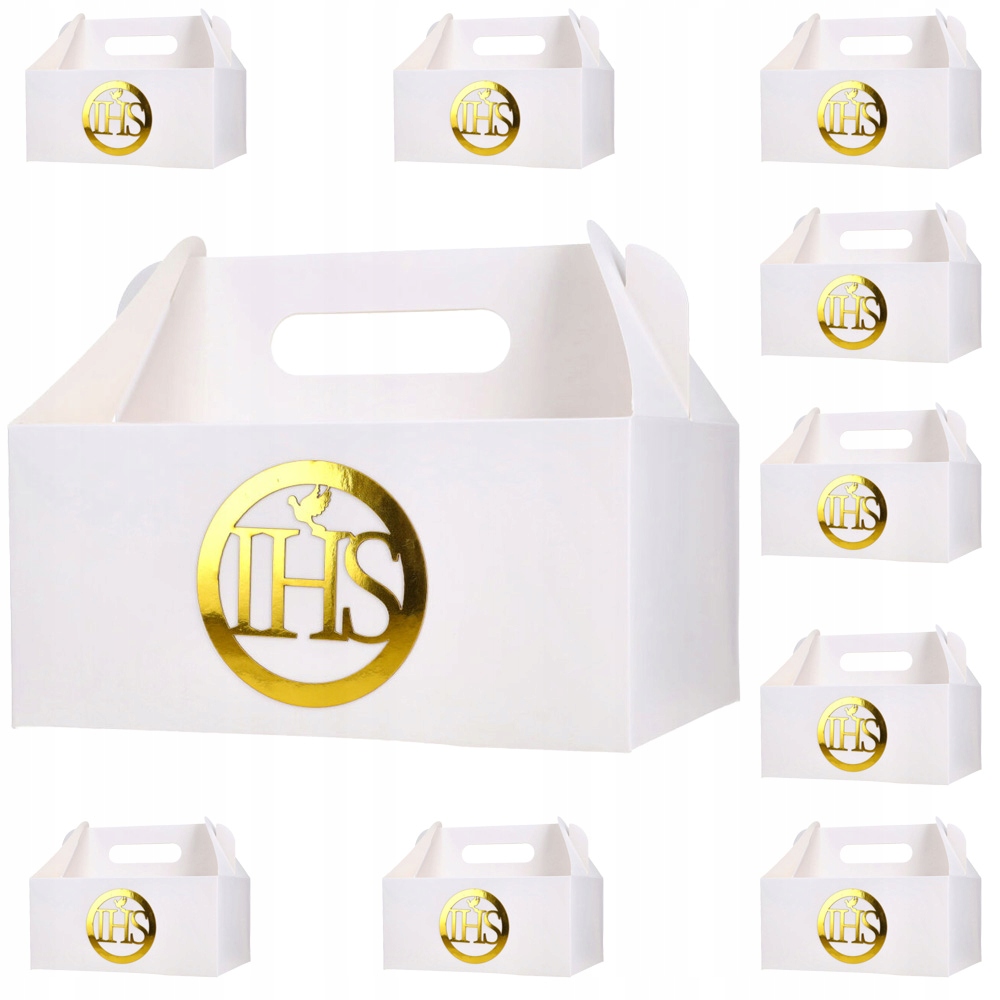 Pudełko Na Ciasto Pudełka Komunijne Komunia 10szt – Idealne na wyjątkowe okazje