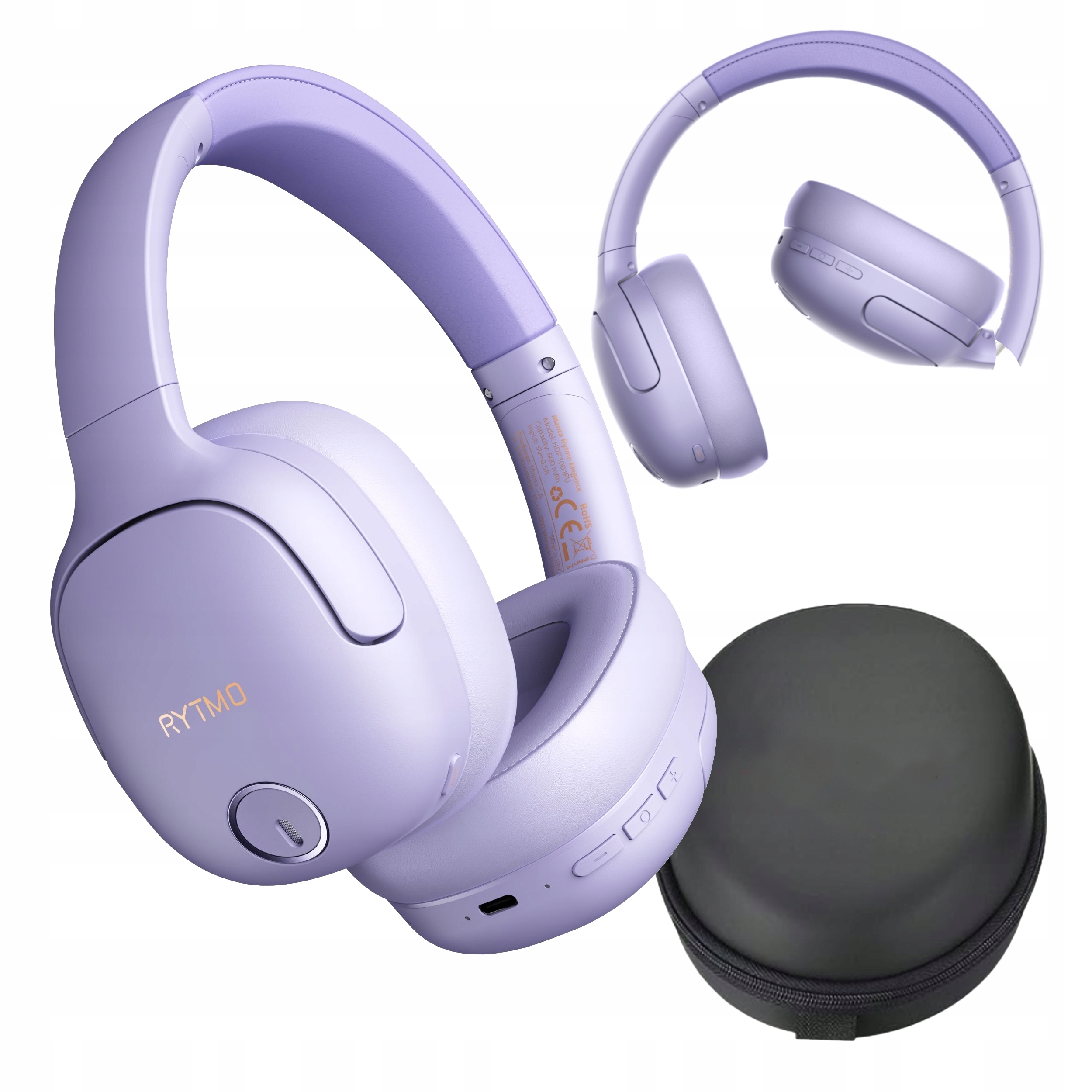 Słuchawki nauszne Manta Rytmo Elegance HDP1001PU – Idealne połączenie stylu i jakości dźwięku