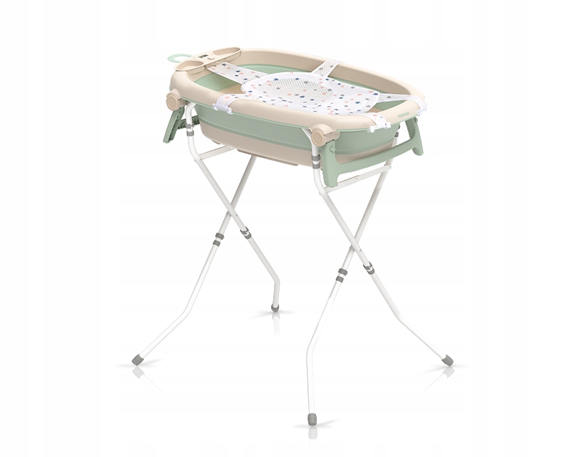 Wygodna i bezpieczna wanienka z praktycznym stelażem