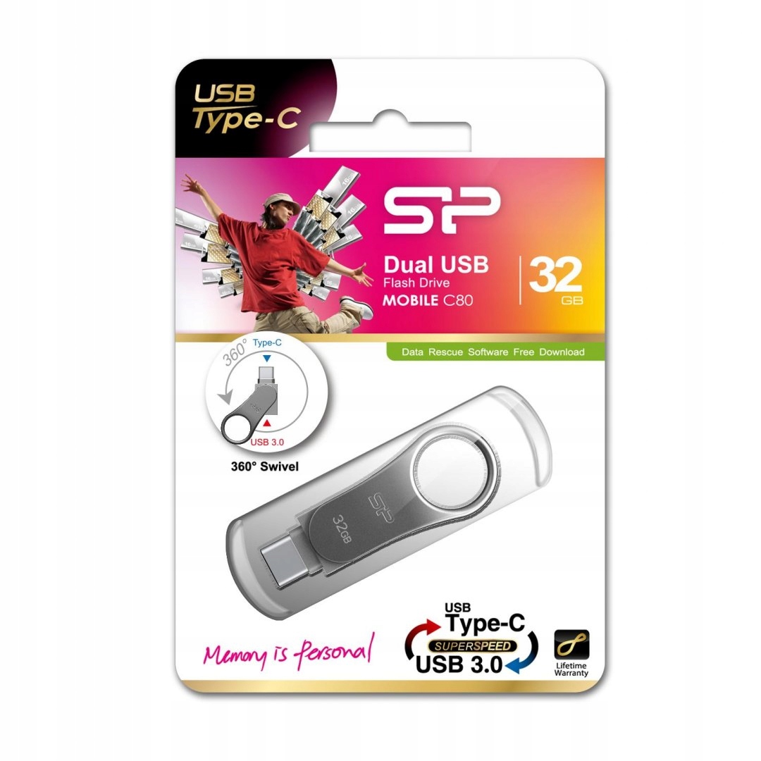 Pendrive Silicon Power C80 32 GB – Wydajność i mobilność w jednym