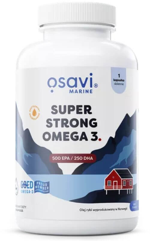 Osavi - Super Strong Omega 3, 500 EPA / 250 DHA – Suplement diety dla zdrowia