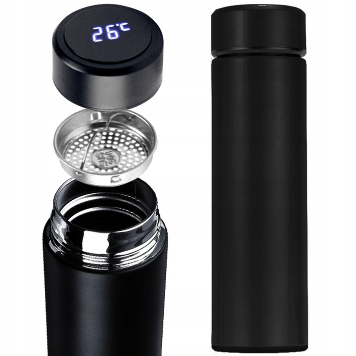 SMART TERMOS MUG-002 – Elegancki kubek termiczny z wyświetlaczem LCD